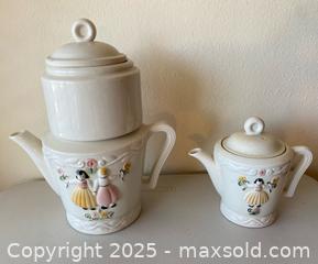 MaxSold Auction: Vintage Large Porcelier Teapot/Diffuser & Teapot - Thousand Oaks (California, USA) PARTNER MANAGED Estate Sale Online Auction - Saxon Place