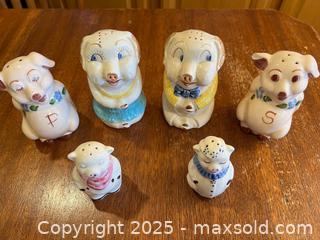 MaxSold Auction: Vintage Shawnee Porcelain Pig Salt and Pepper Shakers Collectibles - Thousand Oaks (California, USA) PARTNER MANAGED Estate Sale Online Auction - Saxon Place