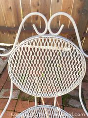 MaxSold Auction: Vintage Wrought Iron Patio Bistro Set - Thousand Oaks (California, USA) PARTNER MANAGED Estate Sale Online Auction - Saxon Place