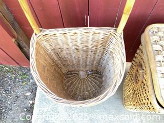 MaxSold Auction: Wicker Market Cart & Hamper - Thousand Oaks (California, USA) PARTNER MANAGED Estate Sale Online Auction - Saxon Place