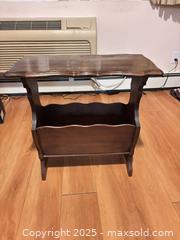 MaxSold Auction: Magazine holder/side table - Kingston (Ontario, Canada) SELLER MANAGED Estate Sale Online Auction -  Norwest Road