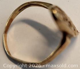 MaxSold Auction: 10K Yellow Gold Tone Women's Marquise Filigree Ring - Barrie (Ontario, Canada) SELLER MANAGED Downsizing Online Auction - Oakley Park Square