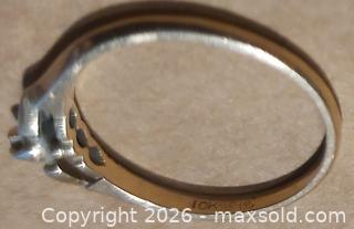 MaxSold Auction: 10K Yellow Gold Women's Heart Motif Ring with Clear Stone - Barrie (Ontario, Canada) SELLER MANAGED Downsizing Online Auction - Oakley Park Square