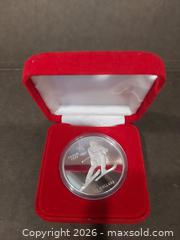 MaxSold Auction: 1988 Calgary Winter Olympics $20 Commemorative Coin - Silver - Barrie (Ontario, Canada) SELLER MANAGED Downsizing Online Auction - Oakley Park Square