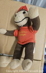 MaxSold Auction: Curious George Plush Monkey, Brown/Tan with Red Clothing -  Kingston (Ontario, Canada) PARTNER MANAGED Downsizing Online Auction - Steve Fonyo Drive  (STORAGE)