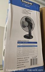 MaxSold Auction: KONWIN 12" Table Fan Model FT-30B (3-Blade, 3-Speed) -  Kingston (Ontario, Canada) PARTNER MANAGED Downsizing Online Auction - Steve Fonyo Drive  (STORAGE)