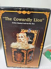 MaxSold Auction: The Cowardly Lion Musical Jack-In-The-Box (50th Anniversary) -  Kingston (Ontario, Canada) PARTNER MANAGED Downsizing Online Auction - Steve Fonyo Drive  (STORAGE)