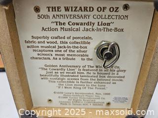 MaxSold Auction: The Cowardly Lion Musical Jack-In-The-Box (50th Anniversary) -  Kingston (Ontario, Canada) PARTNER MANAGED Downsizing Online Auction - Steve Fonyo Drive  (STORAGE)