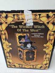 MaxSold Auction: The Wicked Witch Of The West Jack?in?the?Box (Enesco likely) -  Kingston (Ontario, Canada) PARTNER MANAGED Downsizing Online Auction - Steve Fonyo Drive  (STORAGE)