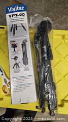 MaxSold Auction: Vivitar VPT-20 Photo/Video Tripod 57 in Maximum Height -  Kingston (Ontario, Canada) PARTNER MANAGED Downsizing Online Auction - Steve Fonyo Drive  (STORAGE)