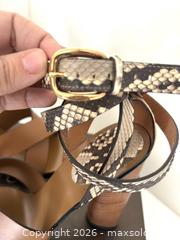 MaxSold Auction: Gucci Lykke Li Python Pumps sz 9 - Toronto (Ontario, Canada) SELLER MANAGED Reseller Online Auction -  Rogers Road (CONDO)