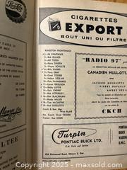 MaxSold Auction: 1961-62 Hull Ottawa Canadiens vs Kingston Frontenacs  - Kingston (Ontario, Canada) SELLER MANAGED Downsizing Online Auction -  Juniper Drive