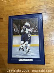 MaxSold Auction: Edmonton Oilers framed picture  - Kingston (Ontario, Canada) SELLER MANAGED Downsizing Online Auction -  Juniper Drive