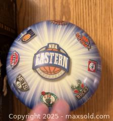 MaxSold Auction: NBA basketball toy ball with emblems  - Kingston (Ontario, Canada) SELLER MANAGED Downsizing Online Auction -  Juniper Drive