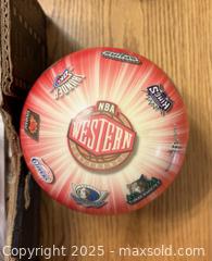 MaxSold Auction: NBA basketball toy ball with emblems  - Kingston (Ontario, Canada) SELLER MANAGED Downsizing Online Auction -  Juniper Drive