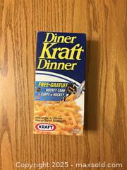 MaxSold Auction: Sealed box of Kraft Dinner with Patrick Roy card on back - Kingston (Ontario, Canada) SELLER MANAGED Downsizing Online Auction -  Juniper Drive