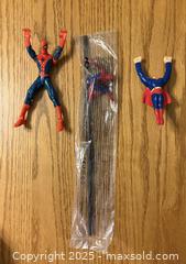 MaxSold Auction: Superman and Spider-man straw and toys  - Kingston (Ontario, Canada) SELLER MANAGED Downsizing Online Auction -  Juniper Drive