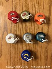 MaxSold Auction: Vintage plastic toy NFL Football Helmets  - Kingston (Ontario, Canada) SELLER MANAGED Downsizing Online Auction -  Juniper Drive