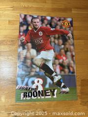 MaxSold Auction: Wayne Rooney framed soccer poster  - Kingston (Ontario, Canada) SELLER MANAGED Downsizing Online Auction -  Juniper Drive