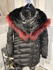 MaxSold Auction: Nicole Benisti coat with Red Fur trim - Toronto (Ontario, Canada) SELLER MANAGED Downsizing Online Auction - Byron Avenue