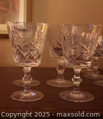 MaxSold Auction: 4 crystal goblets and 3 pairs of cups - Toronto (Ontario, Canada) SELLER MANAGED Estate Sale Online Auction - Vanevery Street