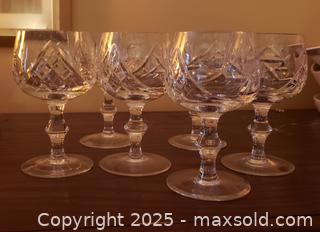MaxSold Auction: 6 crystal goblets and 5 shot glasses - Toronto (Ontario, Canada) SELLER MANAGED Estate Sale Online Auction - Vanevery Street