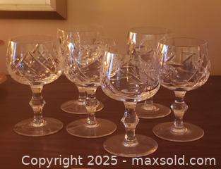 MaxSold Auction: 6 crystal goblets and 5 shot glasses - Toronto (Ontario, Canada) SELLER MANAGED Estate Sale Online Auction - Vanevery Street