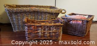 MaxSold Auction: Home decor baskets - Toronto (Ontario, Canada) SELLER MANAGED Estate Sale Online Auction - Vanevery Street