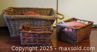 MaxSold Auction: Home decor baskets - Toronto (Ontario, Canada) SELLER MANAGED Estate Sale Online Auction - Vanevery Street