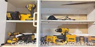 MaxSold Auction: DeWalt Tools and Accessories  - Brampton (Ontario, Canada) PARTNER MANAGED Estate Sale Online Auction - Roehampton Crescent