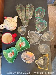 MaxSold Auction: Christmas glassware, candy dishes  - Billerica (Massachusetts, USA) SELLER MANAGED Estate Sale Online Auction - Blossom Drive
