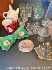 MaxSold Auction: Christmas glassware, candy dishes  - Billerica (Massachusetts, USA) SELLER MANAGED Estate Sale Online Auction - Blossom Drive