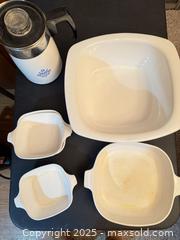 MaxSold Auction: Corning ware blue cornflower  - Billerica (Massachusetts, USA) SELLER MANAGED Estate Sale Online Auction - Blossom Drive