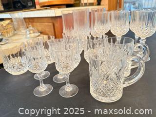 MaxSold Auction: Crystal stemware and glasses - Billerica (Massachusetts, USA) SELLER MANAGED Estate Sale Online Auction - Blossom Drive