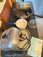 MaxSold Auction: Vintage cookware electric frypans  - Billerica (Massachusetts, USA) SELLER MANAGED Estate Sale Online Auction - Blossom Drive