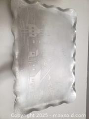 MaxSold Auction: Vintage sliver tone plate - Ottawa (Ontario, Canada) SHORT NOTICE SELLER MANAGED Downsizing Online Auction - Van Lang Private (CONDO)