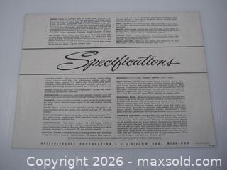 MaxSold Auction: Old 1949 Kaiser - Frazer Auto Advertising Fold Out Brochure - Esquimalt (British Columbia, Canada) SELLER MANAGED Downsizing Online Auction - Yarrow Place