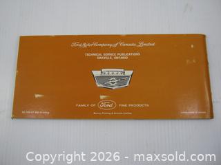 MaxSold Auction: Old 1967 Ford Mercury Truck Series 100 Through 350 Operators Manual  - Esquimalt (British Columbia, Canada) SELLER MANAGED Downsizing Online Auction - Yarrow Place