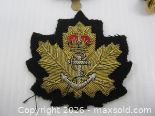 MaxSold Auction: Old Canadian Military Badges Buttons & Pins - Esquimalt (British Columbia, Canada) SELLER MANAGED Downsizing Online Auction - Yarrow Place