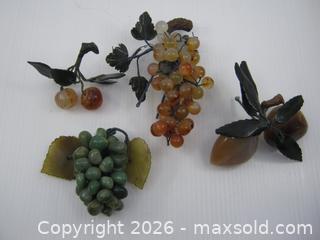 MaxSold Auction: Old Chinese Stone Fruit Lot x 4 - Esquimalt (British Columbia, Canada) SELLER MANAGED Downsizing Online Auction - Yarrow Place