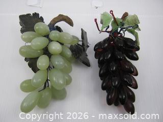 MaxSold Auction: Old Chinese Stone & Glass Fruit Lot x 5 - Esquimalt (British Columbia, Canada) SELLER MANAGED Downsizing Online Auction - Yarrow Place