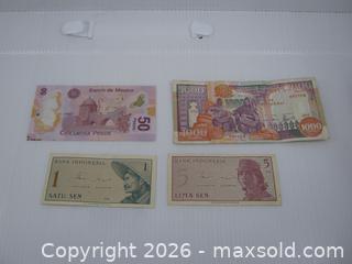 MaxSold Auction: Old Foreign Currency Bank Notes Paper Money x 4 - Esquimalt (British Columbia, Canada) SELLER MANAGED Downsizing Online Auction - Yarrow Place
