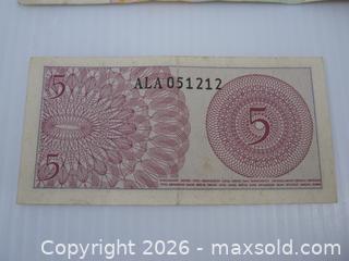 MaxSold Auction: Old Foreign Currency Bank Notes Paper Money x 4 - Esquimalt (British Columbia, Canada) SELLER MANAGED Downsizing Online Auction - Yarrow Place