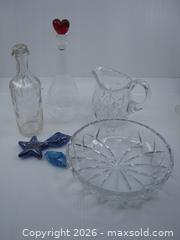 MaxSold Auction: Old Glass Crystal Lot x 7 - Esquimalt (British Columbia, Canada) SELLER MANAGED Downsizing Online Auction - Yarrow Place