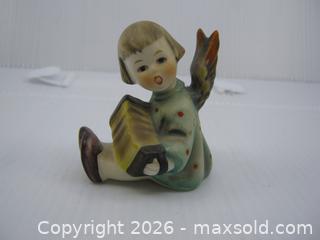 MaxSold Auction: Old Gobble M.I. Hummel "Angel w/ Accordion" Candle Holder - Esquimalt (British Columbia, Canada) SELLER MANAGED Downsizing Online Auction - Yarrow Place
