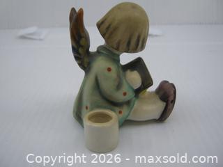 MaxSold Auction: Old Gobble M.I. Hummel "Angel w/ Accordion" Candle Holder - Esquimalt (British Columbia, Canada) SELLER MANAGED Downsizing Online Auction - Yarrow Place
