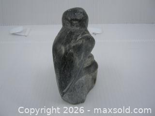 MaxSold Auction: Old Hand Carved Inuit Soapstone Bird Signed Indistinctly  - Esquimalt (British Columbia, Canada) SELLER MANAGED Downsizing Online Auction - Yarrow Place