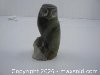 MaxSold Auction: Old Hand Carved Soapstone Owl Figure - Esquimalt (British Columbia, Canada) SELLER MANAGED Downsizing Online Auction - Yarrow Place