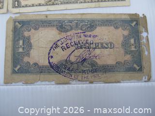 MaxSold Auction: Old Japanese Currency Bank Notes Paper Money Bills x 7 - Esquimalt (British Columbia, Canada) SELLER MANAGED Downsizing Online Auction - Yarrow Place