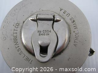 MaxSold Auction: Old L.S. STARRETT Co. No. C504 Millmen’s Steel Tape Measure 240" USA - Esquimalt (British Columbia, Canada) SELLER MANAGED Downsizing Online Auction - Yarrow Place